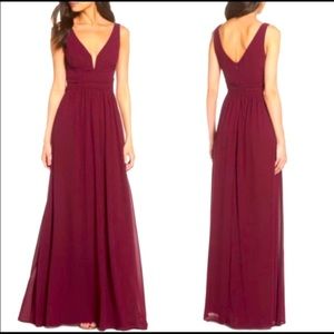 New Lulu’s Leading Role XL Burgundy dress (or bridesmaid’s gown)